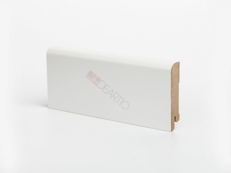 Плинтус МДФ Deartio Белый U 102-80  80х16х2050мм